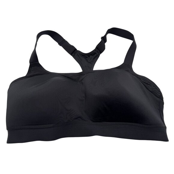 Brooks Dare Racerback DriLayer Wireless Sports Bra 350073 Gym Running Black 36DD - Picture 2 of 6